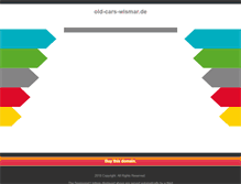 Tablet Screenshot of old-cars-wismar.de